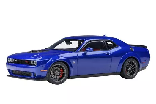 AUTOart Dodge Challenger Scat Pack Wide Body 2022 INDIGO Blue Готовый продукт 1/18 R/T СИНИЙ/Металлик
