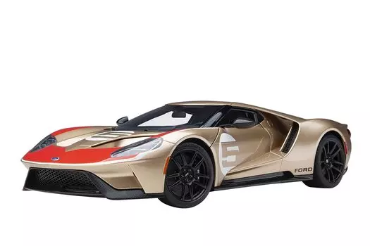AUTOart Ford GT Holman Moody Heritage Edition Готовый продукт 1/18 Золото/Красный
