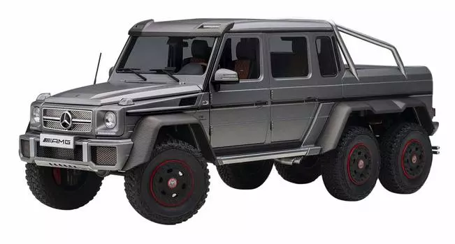 AUTOart G63 AMG 6X6 Матовый металлик серый Готовый продукт 76308 1/18 Mercedes-Benz