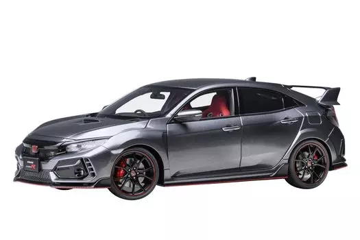 AUTOart Honda Civic Type R 2021 Полированный металл Металлик Готовый продукт 1/18 (ФК8)