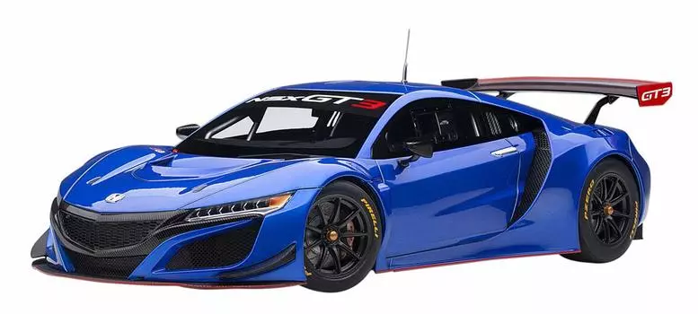 AUTOart Honda NSX GT3 2018 Hyper Blue Готовый продукт 81896 1/18