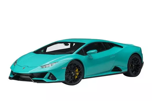 AUTOart Lamborghini Huracan EVO Turquoise Blue Finished Product 1/18