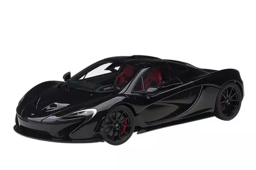 AUTOart McLaren P1 Black Завершенный продукт 1/18 (Металлик черный/красный и сиденье) чёрный