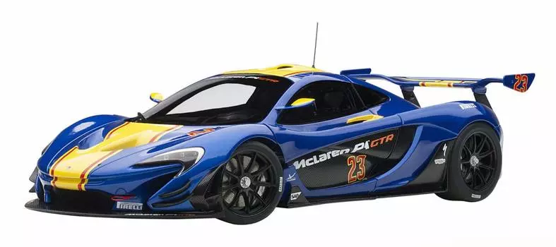 AUTOart McLaren P1 GTR 1/18 Blue/Yellow синий