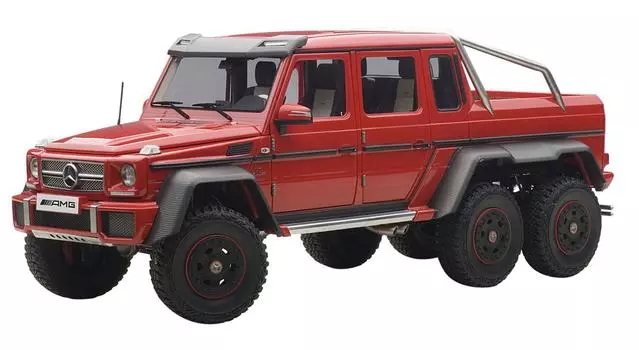 AUTOart Mercedes Benz G63 AMG 6X6 1/18 (красный) красный