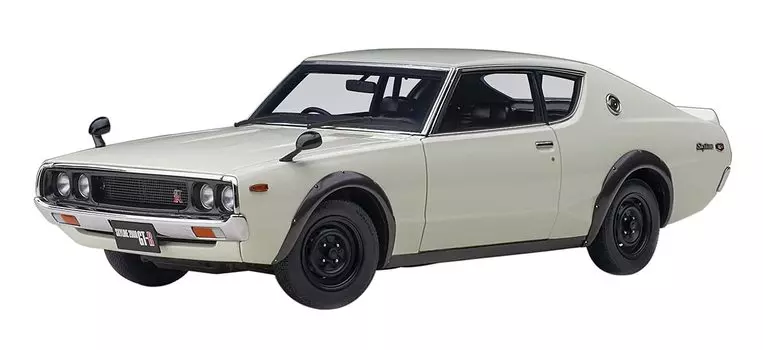 AUTOart Nissan Skyline 2000 Белый Готовый продукт 77472 1/18 GT-R (KPGC110) белый