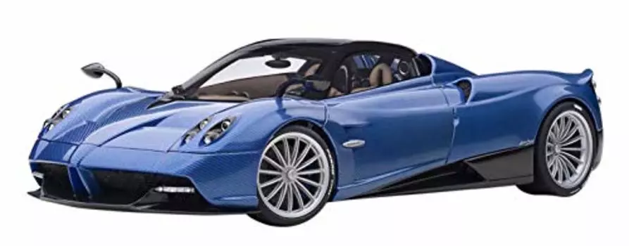 AUTOart Pagani Huayra Roadster, синий трехцветный карбоновый размер 1:18