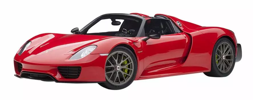 AUTOart Porsche 918 Spider Beissach Package Красный Готовый продукт 1/12 красный