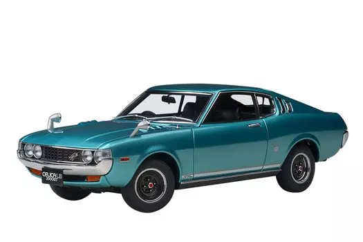 AUTOart Toyota Celica Liftback 2000GT 1973 Бирюзово-голубой металлик Готовый продукт 1/18 (РА25)