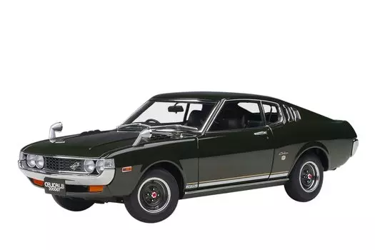 AUTOart Toyota Celica Liftback 2000GT 1973 Moss Green Готовый продукт 1/18 (РА25)