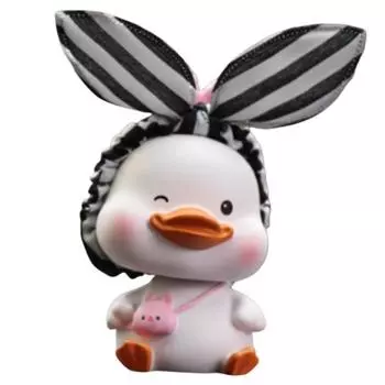 Autocrew Nohohon Dashboard Accessories Rocking Doll Striped White Duck ac-ac01, корейский автомобиль acc