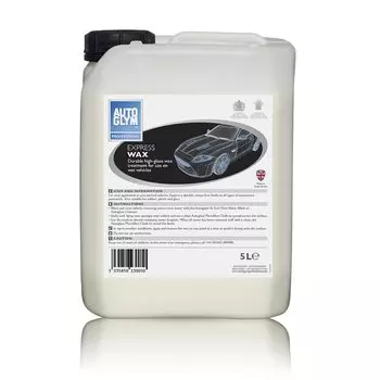 Autoglym Express Liquid Car Easy to Carnauba Officially Product Number 20A23005JP Wax, Use, Biodegradable, Wet-Wash, Formula, 5L, Imported,