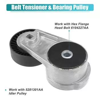 Automatic Accessory Drive Belt Tensioner Assembly for Dodge for Ram No.5184617AD
