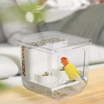 Automatic Bird Feeder, Food Dispenser, Feeding, Small Pet Container for Birds,