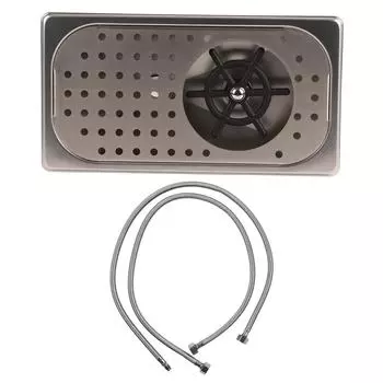 Automatic Cup Washer Fast Flushing G1/2 Stainless Steel Pitcher Rinser for Hotel Cafe HomeFC121