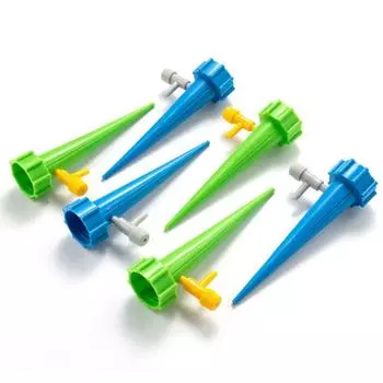 Automatic Flower Watering Device Self-Watering Drip Irrigation System With Adjustable Valve Indoor Potted Plant Garden Gadgets синий