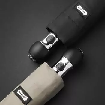 Automatic Golf Umbrella for Men 10 Ribs Windproof Folding Umbrella Luxury Outdoor Vintage Rain Umbrella тёмно-синий