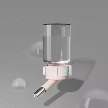 Automatic Hamster Drinker Bead Head Hamsters Water Bottle Hamster Water Dispenser Pet Cage 80ML