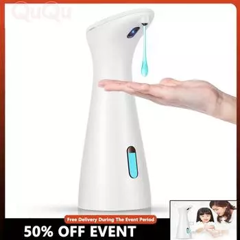 Automatic Inductive Foam Soap Dispenser, Smart Liquid Soap Dispenser, Automatic Touchless ABS Hand Washing for Kitchen Bathroom