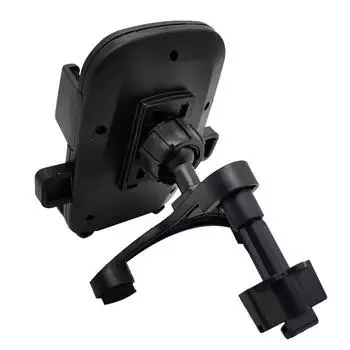 Automatic lock diamond multi-function electric vehicle motorcycle universal adjustment triangle mobile phone holder чёрный