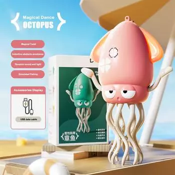 Automatic Obstacle Avoidance Dancing Octopus Toy Stress Relieving Toys Children s Gift
