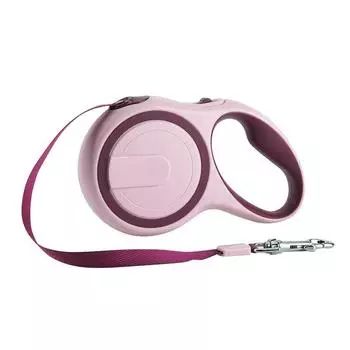 Automatic Retractable Medium and Large Dog Hand Holding Rope 3m/15kg Burgundy