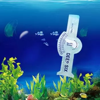 Automatic Salt Water Salinity Meter Plastic Aquarium Salinity Hydrometers Aquarium rectangle