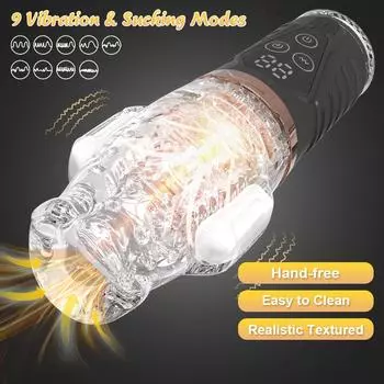 Автоматический сосательный мужской мастурбатор минет оральная мастурбационная чашка взрослые секс-игрушки для мужчин мужчина всасывающая вибрационная секс-машина