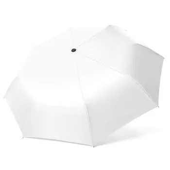 Automatic umbrella weather and rain vinyl umbrella cartoon cute sun umbrella creative Korean version of Muse tri-fold umbrella 21 inch