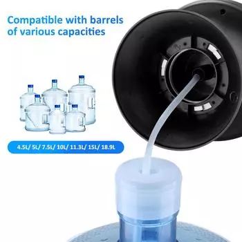 Automatic Water Dispenser Household Smart Tray Bottled Water Pump Wireless Electric USB Rechargeable Drinking Water Absorber