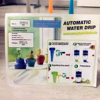 Automatic Watering Device Self-Watering Kits Garden Drip Irrigation Control System Adjustable Control Valve For Plants Flowers