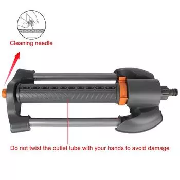 Automatic Watering Garden Lawn Water Sprinklers Garden Supplies Turbo Oscillating Water Sprinkler Irrigation Spray Nozzle чёрный