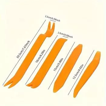 Automotive Interior Disassembly Tool Set - Swing Clips, Door Panel Disassembly, Fasteners, Clips, Push Rivets жёлтый