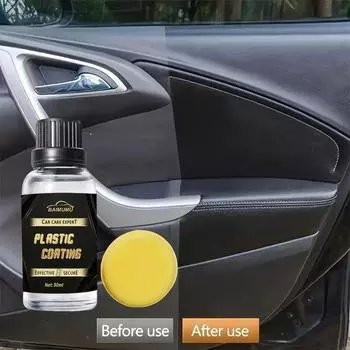 Средство для восстановления салона автомобиля - ремонт пластика и искусственной кожи, устранение выцветания и полировка, защита от старения, долговечность