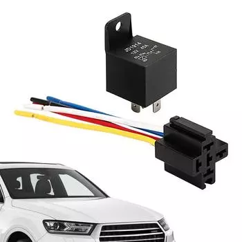 Автомобильное реле жгут проводов модификация огнестойкие стабильные реле 40a водонепроницаемый преобразователь пусковое реле постоянного тока для авто United States