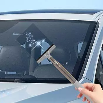 Automotive Squeegee For Car Retractable Water Mist Cleaner Portable Car Squeegee Cleaner Side Rearview Cleaner With Extendable оранжевый