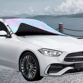 Automotive Windscreen Cover, Car Windshield Snow Ice Protection Sun Cover for L