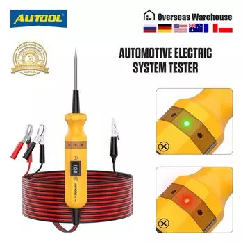 AUTOOL BT160 Тестер цепи автомобиля 12 В/ 24 В Power Probe Автомобильный диагностический инструмент Электрический вольтаж Интегрированный сканер для легковых автомобилей/тяжелых грузовиков CHINA