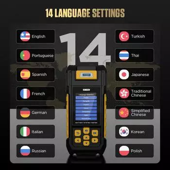 AUTOOL BT760 12 В 24 В автомобильный тестер-анализатор аккумуляторов, тест зарядки автомобильных аккумуляторов, автоматические диагностические инструменты с термопечатью CHINA