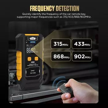 AUTOOL RE110 Тестер частоты дистанционного ключа автомобиля 315/433/868/902 МГц Инфракрасный пульт дистанционного управления Частота сигнала Инструменты для проверки CHINA