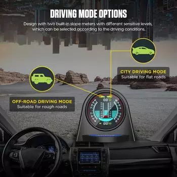 AUTOOL X94 OBD2 Автомобильный цифровой спидометр Измеритель OBD Бортовой компьютер Автомобильный дисплей Датчик OBD HUD Проекционный дисплей Отображение скорости поездки