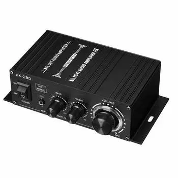 AUTSOME 12V 40Wx2 усилитель мощности 2.0 канала 90DB автомобильный небольшой усилитель мощности CZECH REPUBLIC