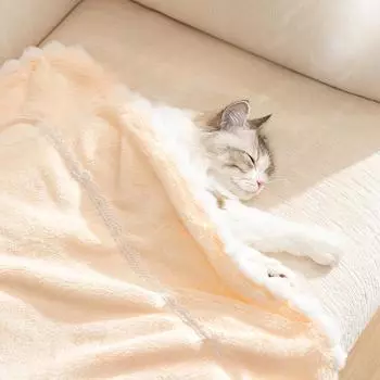 Осенне-зимнее утолщенное одеяло из пузырчатого бархата для кошек, теплый коврик для собак, одеяло для сна для домашних животных, коврик для собак, гнездо для домашних животных S-36*50cm