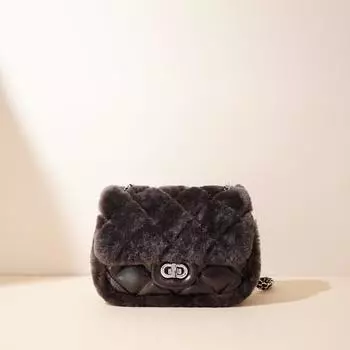 Autumn and Winter Cover Bag High-end Small Fragrance Style Small Square Bag Casual Diamond Chain Bag One-shoulder Crossbody Bag Women s Bag