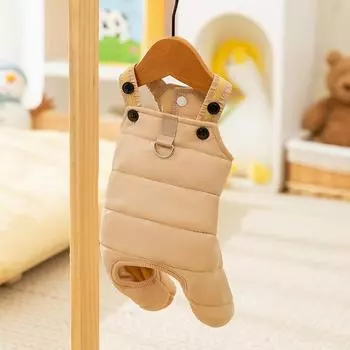 Autumn and winter cute four-legged overalls cat cotton clothes medium and small dogs dog warm thickened pet cat clothes S (recommended weight 3-2.5 kg)