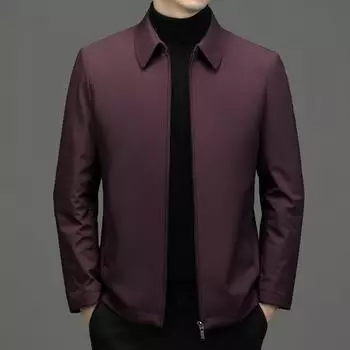 Autumn and winter detachable down jacket middle-aged dad business cadre casual men s jacket top 170