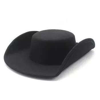 Осенне-зимняя шерстяная шляпа с плоским верхом, большой полевой цилиндр, универсальная фетровая шляпа, дамская шляпа в стиле французской Хепберн M56-59cm