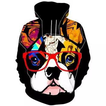 Autumn and Winter Hot 3D Printing Kugou Novelty Graphic Hoodie Fashion Digital Printing Jumper Hooded Sweatshirt Adult Hoodie S