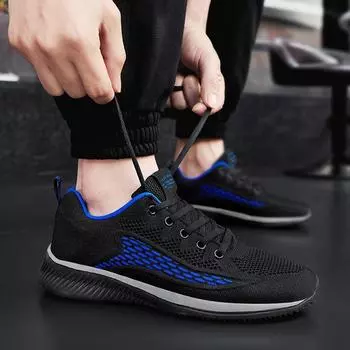 Autumn and winter large size new foreign trade lightweight mesh breathable casual shoes outdoor fitness running shoes sports shoes men 39