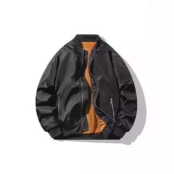 Autumn and Winter Men s Sports Trend New Stand-up Collar Popular Thin Jacket No. 1 MA01 Pilot Baseball Shirt L